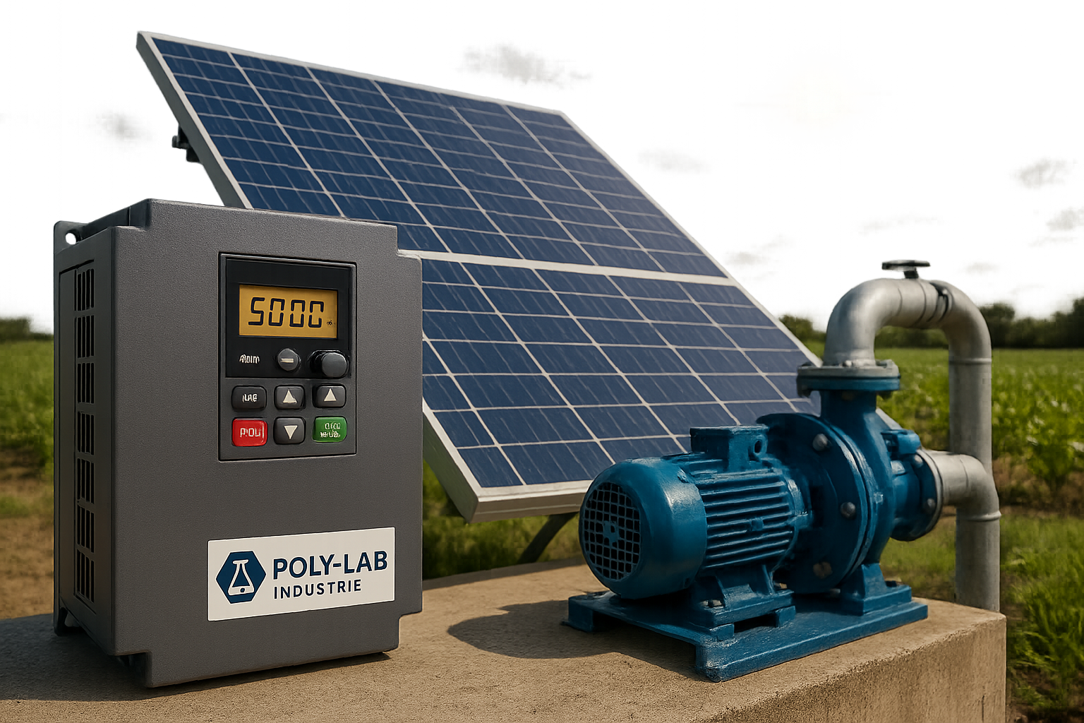 Application du pompage solaire en agriculture